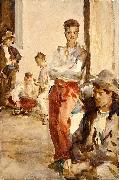 John Singer Sargent Spanish Soldiers oil painting